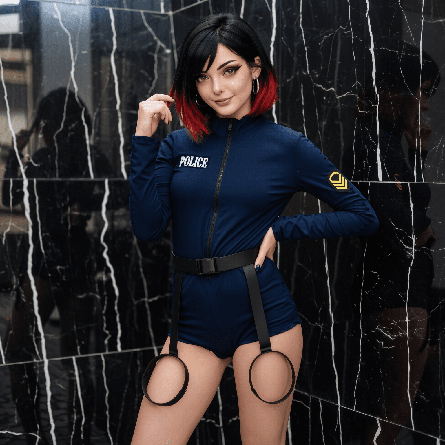 Lencería Naughty Officer Disfraz